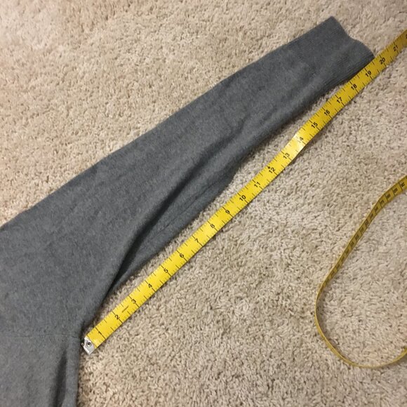 Grey Button Down 100% Cotton Grandpa Cardigan - Picture 15 of 15